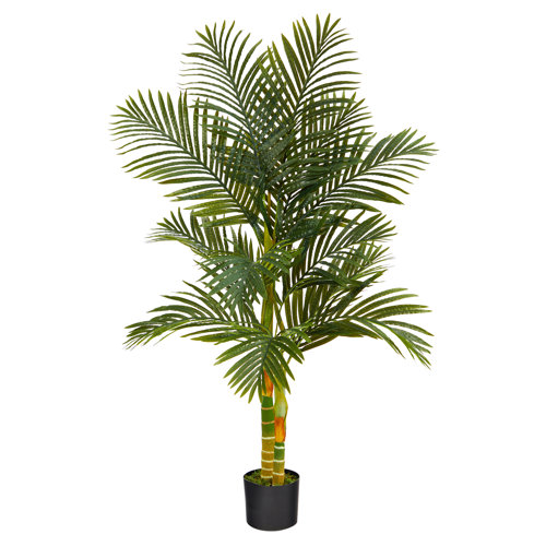 Faux Palm Tree in Planter & Reviews Joss & Main